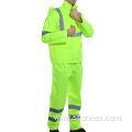 High Visibility Waterproof Reflective Safety Rain Coat